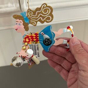 Silvestri Lady Bowler Ornament NWT